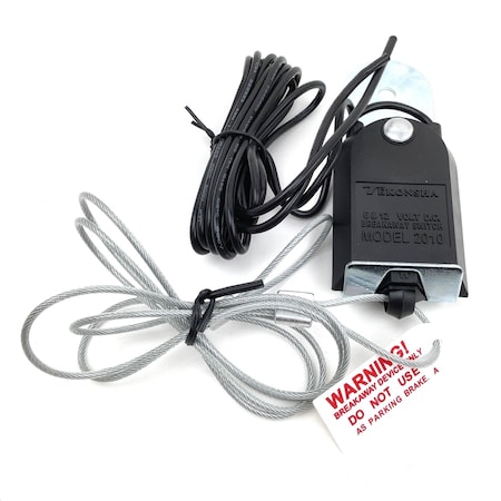 Cequent Switch, Breakaway, Light Duty, W/ 48 In. Wires W/ Cable And Nylon Pin Assy, Clam 2010-P